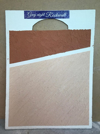 Grey Night Rockwall – Vertical Grain & Stucco Swirl Texture