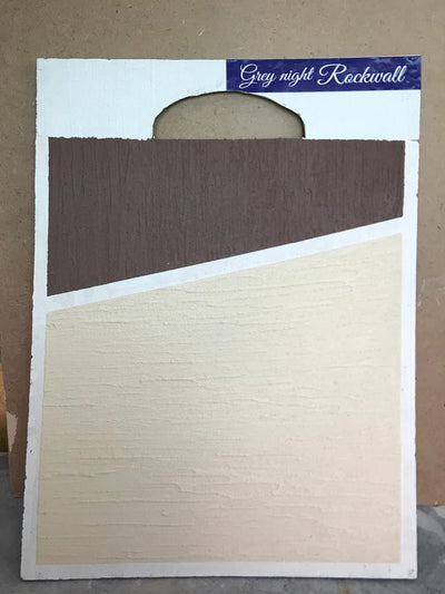 Grey Night Rockwall – Vertical Grain & Stucco Swirl Texture